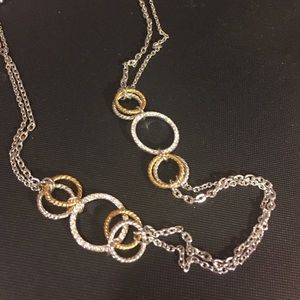 Quinn necklace by Swarovski touchstone crystal